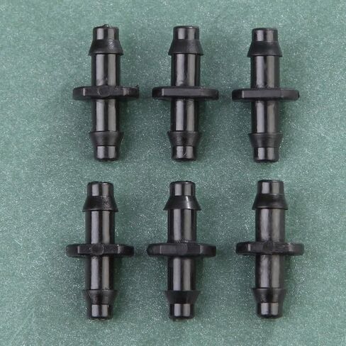 100 قطعة موصل شائك مستقيم 4/7 مللي متر أنبوب الري المشترك متعدد الاستخدامات أنبوب الري الصغير موصل مستقيم لنظام أنابيب الري in Kuwait