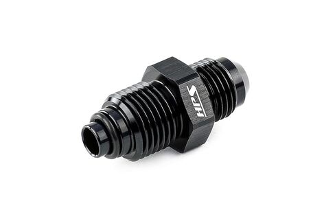 HPS AN816-06-111618INV AN إلى تركيب محول التوهج المقلوب، ألومنيوم، الحجم: AN-6 إلى 11/16"-18، الزاوية: مستقيم، أسود in Kuwait