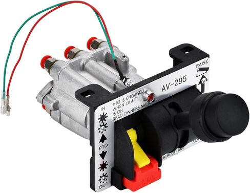 E-Gaultra AV295 PTO Control Valve Set for Dump Pump, Pneumatic Control for Dump Truck Tipper, Power Take Off PTO Switch Dual Valve Air Kit With Kickout, Fit for 328388-79X 329358X K90 AV-295 in Saudi Arabia
