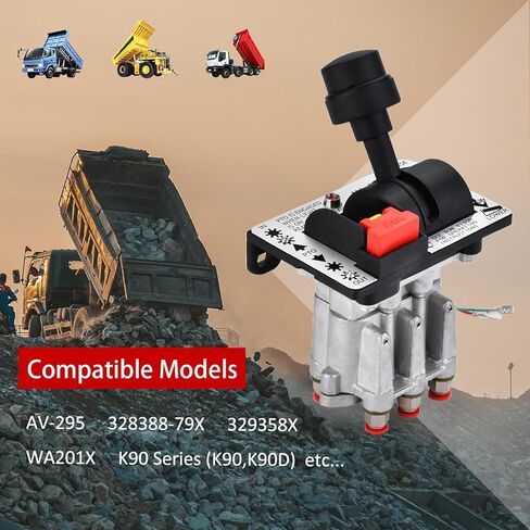 E-Gaultra AV295 PTO Control Valve Set for Dump Pump, Pneumatic Control for Dump Truck Tipper, Power Take Off PTO Switch Dual Valve Air Kit With Kickout, Fit for 328388-79X 329358X K90 AV-295 in Saudi Arabia