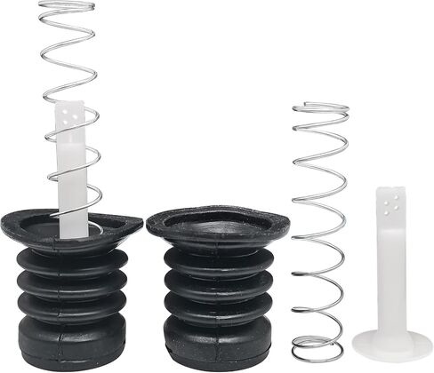 2sets Washing Machine Drain Valve,Rubber Plug Drain With Spring For Twin Tub Washer Dryer 2 In 1 Combo Washing Machine Accessories(Type B) in Saudi Arabia