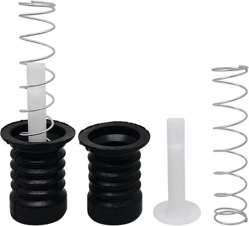2sets Washing Machine Drain Valve,Rubber Plug Drain With Spring For Twin Tub Washer Dryer 2 In 1 Combo Washing Machine Accessories(Type B) in Saudi Arabia