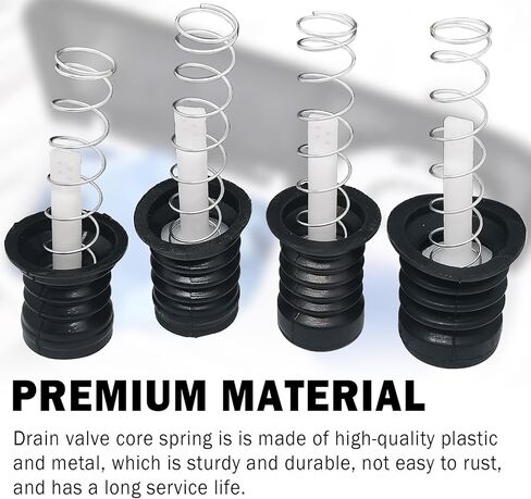 2sets Washing Machine Drain Valve,Rubber Plug Drain With Spring For Twin Tub Washer Dryer 2 In 1 Combo Washing Machine Accessories(Type B) in Saudi Arabia