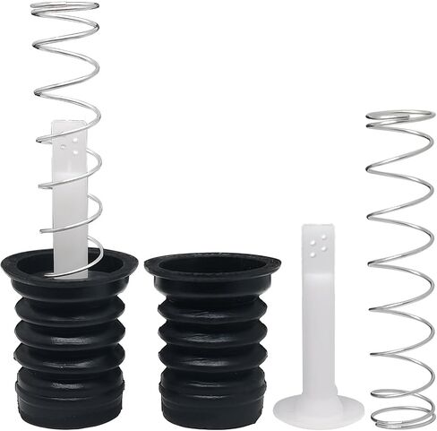 2sets Washing Machine Drain Valve,Rubber Plug Drain With Spring For Twin Tub Washer Dryer 2 In 1 Combo Washing Machine Accessories(Type B) in Saudi Arabia