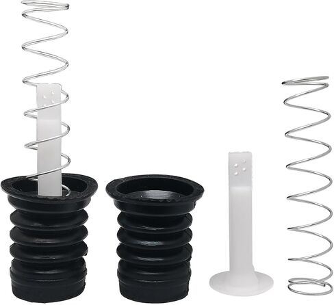 2sets Washing Machine Drain Valve,Rubber Plug Drain With Spring For Twin Tub Washer Dryer 2 In 1 Combo Washing Machine Accessories(Type B) in Saudi Arabia