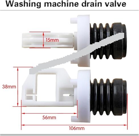 Washing Machine Accessories，Washing Machine Drain Valve Core Water Plug in Saudi Arabia