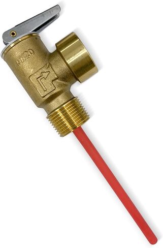 Lrichy Upgrade 3/4" NPT Thread 210°F 150 PSI Temperature Pressure Relief Valve for Suburban RV Water Heaters, Thickened Brass Safety Valve for Hot Water Heaters and Tanks with Extended Probe in Saudi Arabia