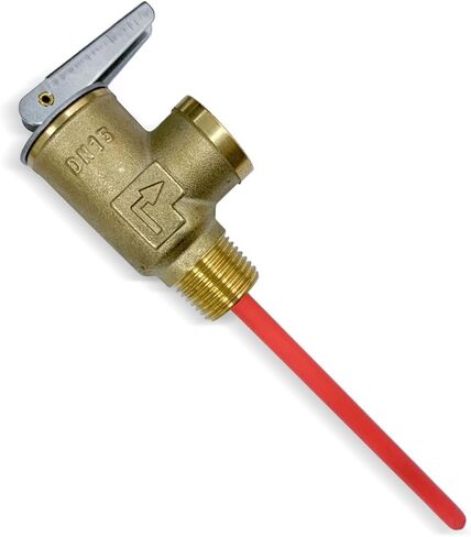 Lrichy Upgrade 3/4" NPT Thread 210°F 150 PSI Temperature Pressure Relief Valve for Suburban RV Water Heaters, Thickened Brass Safety Valve for Hot Water Heaters and Tanks with Extended Probe in Saudi Arabia