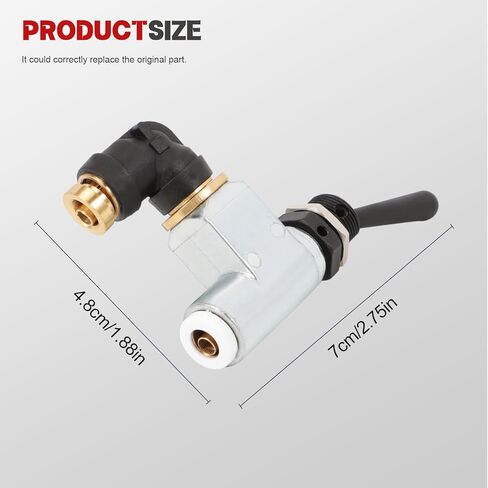 BA14500 Air Toggle Switch Pneumatic Control Valve for Peterbilt Truck 379 389, Kenworth, International LT Series 1/4 Inch Truck in Saudi Arabia
