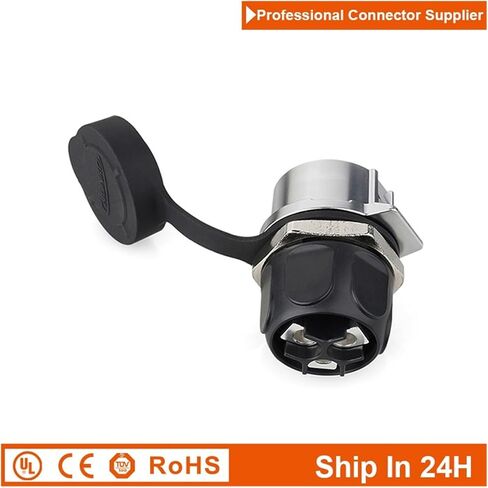 PDMIACJMT LP28 3Pin M28 Waterproof Aviation 35A Strong Current Wire Adapter Connector Plug Socket Suitable for New Energy Industry KL4-4b(Male Plug Set2) in Saudi Arabia