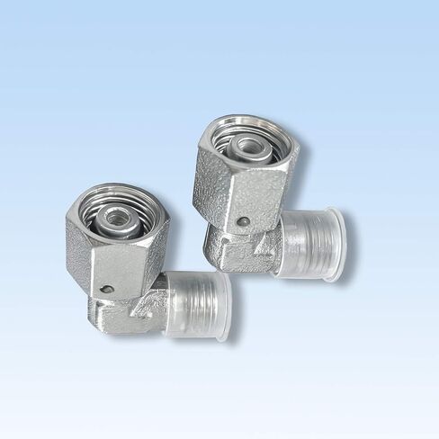 M14x1.5 Din male-to-female 90 M14 hydraulic connector, suitable for AGT China mini excavators (2 pieces per unit) in Saudi Arabia