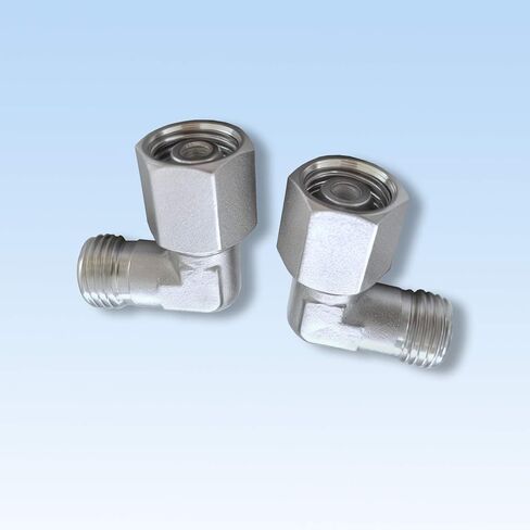 M14x1.5 Din male-to-female 90 M14 hydraulic connector, suitable for AGT China mini excavators (2 pieces per unit) in Saudi Arabia