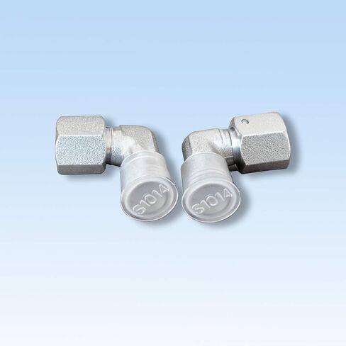 M14x1.5 Din male-to-female 90 M14 hydraulic connector, suitable for AGT China mini excavators (2 pieces per unit) in Saudi Arabia