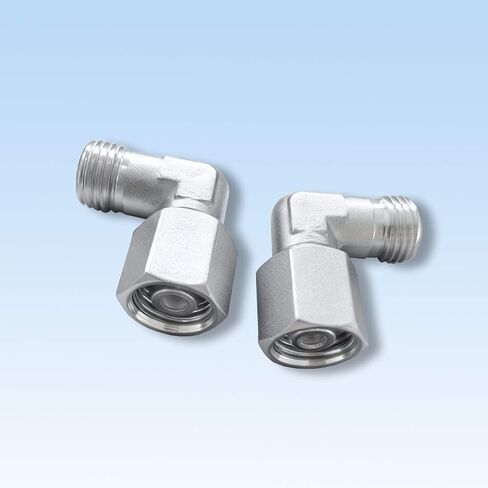 M14x1.5 Din male-to-female 90 M14 hydraulic connector, suitable for AGT China mini excavators (2 pieces per unit) in Saudi Arabia