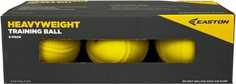 Easton | HEAVYWEIGHT WEIGHTED TRAINING BALLS | 3 Pack | 12 oz. | Baseball in Saudi Arabia