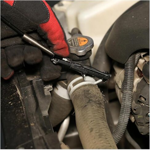 OEMTOOLS 25246 Hose Clamp Pliers, Install and Remove Spring Clamps in Hard-to-Reach Areas, Flexible Hose Pliers Tool for Automotive Radiator and Heater Hoses, Multi Position Lock in Kuwait