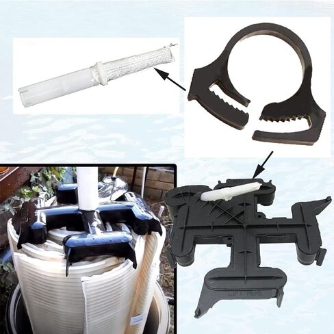 20 piece 180 280 360 380 480 for Pls Tail Clamp B15 B-15 Sweep Hose Attachment Clamp Clasp Replacement Pool Hose Clamps,Compatible for Pool Cleaners in Saudi Arabia
