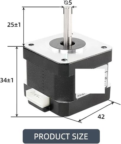 Stepper Motor 1pcs 17HS3401S 3.4cm 1.3A 28Ncm 4-Lead in Saudi Arabia