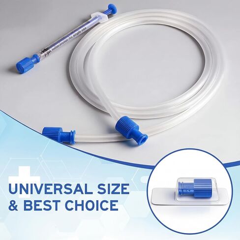 Fiwochic 100 Pack Luer Stopper Blue Closing Cones Dual Male-female Individually Packaged Sterile Luer Replacement Cap for Male/female Connectors Syringes Tips Iv Admin Sets in Saudi Arabia