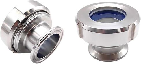 1pc 1.5" 2" 3" Tri Clamp Sight Glass SS304 Stainless Steel Inline Viewer for(OD32mm Ferrule 50.5) in Saudi Arabia
