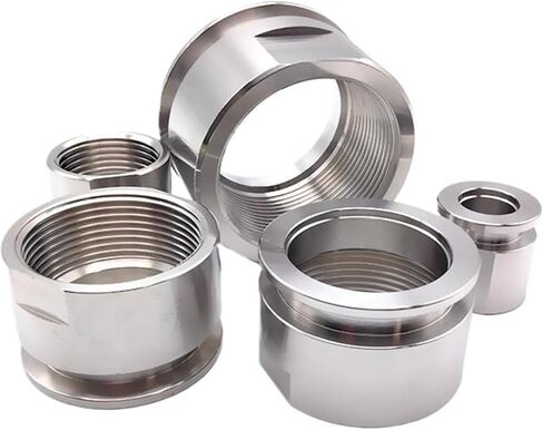 1 قطعة فراغ شفة مشتركة محول KF16 KF25 KF40 KF50 304 الفولاذ المقاوم للصدأ BSPT موضوع خارجي 1/8 "1/4"1/2"3/4"3/8"1"11/4" 11/2"2"(KF50-BSP 1 بوصة) in Saudi Arabia