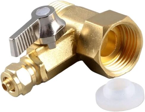 1/2 "أنثى/ذكر الموضوع 3/8" أنبوب كرة نحاسية صمام منقي مياه بالتناضح العكسي حديقة موصل حنفية المياه إكسسوارات الأجزاء الداخلية للكمبيوتر in Saudi Arabia