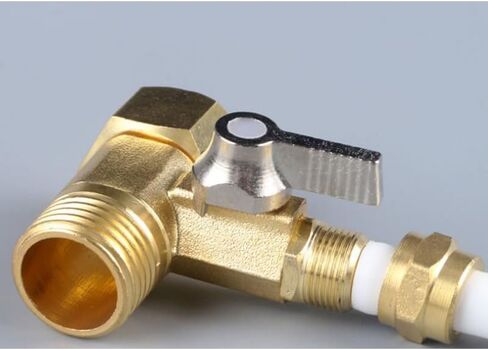 1/2 "أنثى/ذكر الموضوع 3/8" أنبوب كرة نحاسية صمام منقي مياه بالتناضح العكسي حديقة موصل حنفية المياه إكسسوارات الأجزاء الداخلية للكمبيوتر in Saudi Arabia