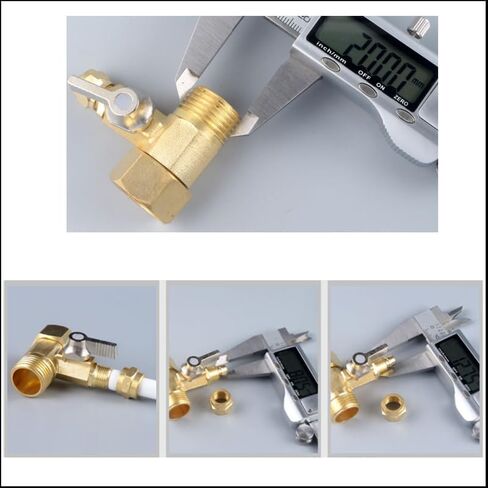 1/2 "أنثى/ذكر الموضوع 3/8" أنبوب كرة نحاسية صمام منقي مياه بالتناضح العكسي حديقة موصل حنفية المياه إكسسوارات الأجزاء الداخلية للكمبيوتر in Saudi Arabia