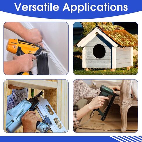 18 Gauge Brad Nails, 5 sizes(2",1-1/2",1-1/4",1",1/2"), Galvanized 18 GA Brad Nails for Pneumatic, Electric Brad Nailer Gun (1000 Counts) in Kuwait