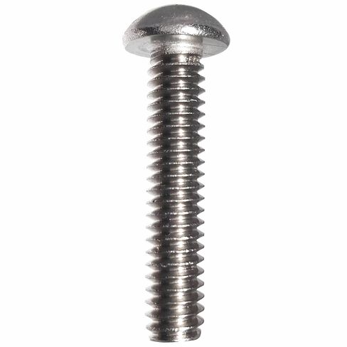 8-32 x 3/8" Round Head Machine Screws, Slotted Drive, Stainless Steel 18-8, Full Thread, Bright Finish, Machine Thread, Quantity 100 by Fastenere in Saudi Arabia