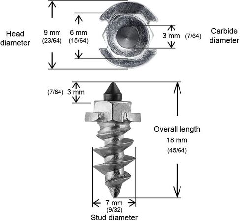 مسامير كتف IGrip 5/8"-15 مم الكمية 200 in Kuwait
