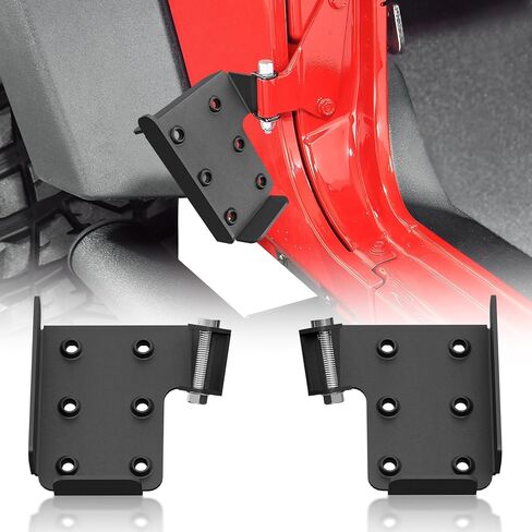 for JK JL JT Hinge Step Foldable Foot Pedal with Bottle Opener Compatible with 2007-2025 Jeep Wrangler JK JL JKU JLU Unlimited & Gladiator JT 2/4 Doors, Foot Step Accessories Star Sign Door in Saudi Arabia