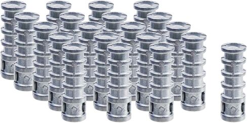 Tighall 20pcs 1/4 * 1-1/2 Zinc Alloy Concrete Anchors Heavy-Duty Long Lag Shield Bolts for Concrete Walls Heavy Loads Outdoor Fence Posts in Saudi Arabia