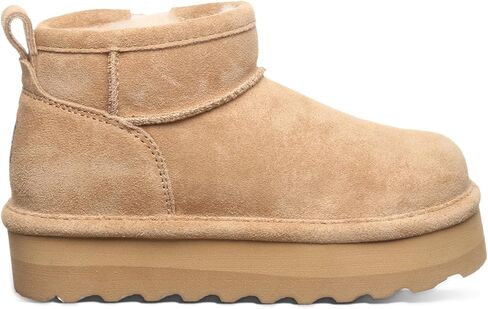 Bearpaw Retro Shorty Youth Boot | شباب الحذاء في الكاحل | زلة الشباب على الحذاء | الحذاء الشتوي مريح in Saudi Arabia