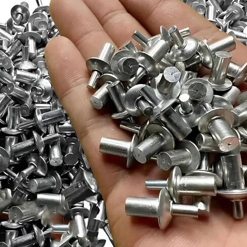 30PCS Aluminum Alloy Expansion Rivets Hammer Drive Expansion Rivet Knock Type Stainless Steel Rod Screws (5x11mm) in Saudi Arabia