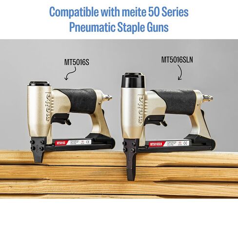 meite 20 Gauge Galvanized Upholstery Staples, 1/2-Inch (12.3 mm) Crown with 3/8-Inch Length, Heavy Duty for Construction, Furniture, Crafts & DIY Projects (1 Box) in Saudi Arabia