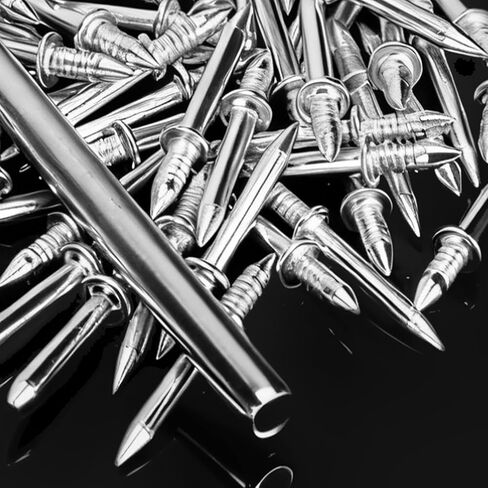 300 Pcs Double-Head Skirting Thread Seamless Nails, Double-Headed Nails, Invisible Screws & Specific Sleeve Tool, for Seamless Skirting Thread with Solid Wood Baseboard. in Saudi Arabia