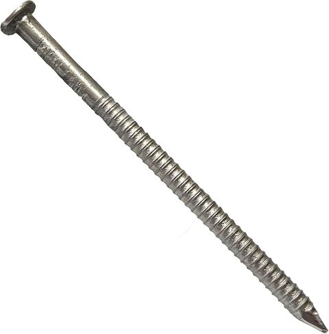 BRAUNY BOY – 2" STAINLESS STEEL – Redwood, Cedar Wood Siding Nail – 6d Ring Shank – Rust Resistant 304 Stainless nail for siding, decking, roof slating – 2 in - (lbs) (5) in Saudi Arabia