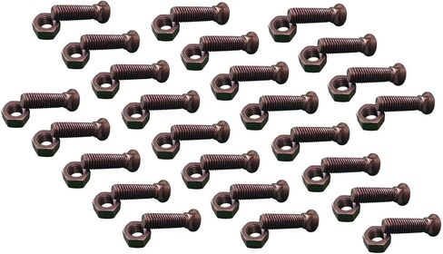 25 - Plow Bolt & Nut for Blades/Cutting Edge, 5/8-11x 2 - Grade 8, Dome Head in Saudi Arabia