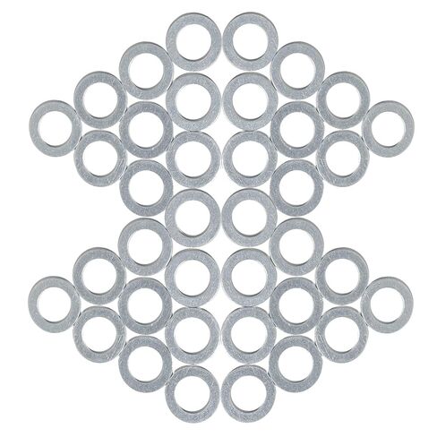 50 قطعة 12x20x1.5 مللي متر الألومنيوم قابس التصريف سحق غسالة مجموعة لختم دائم اكسسوارات السيارات الخارجية in Kuwait