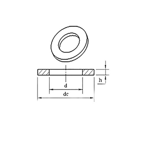 316 Stainless Steel M1.6/2 .5/3 /4/5 /6/8 /10/12 /14/16 - /24 Gasket Ultra-Thin Flat Washer Thickened(M16x30x3.0(3pcs)) in Saudi Arabia