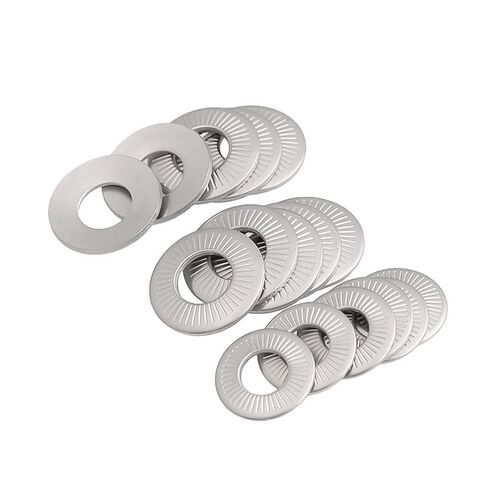 2/5/ 10/20/ 50pcs M3 /4/5 /6/8 /10/12 /16/20 304 Stainless Steel Locking Washer Printing Oblique Lock(M3 (50pcs)) in Saudi Arabia