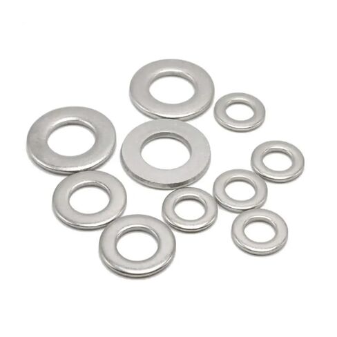 2-100PCS Flat Washer Ring Spacer DIN125 A4-80 316 Stainless Steel M3 /4/5 /6/8 /10/12 /14/16(M12 20PCS) in Saudi Arabia