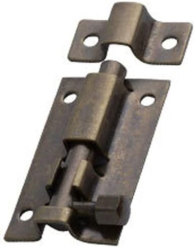 1PCS 3 Inch Stainless Steel Square Slide Latch Lock, Green Bronze Barrel Bolt for Door Cabinet Window Fence in Saudi Arabia
