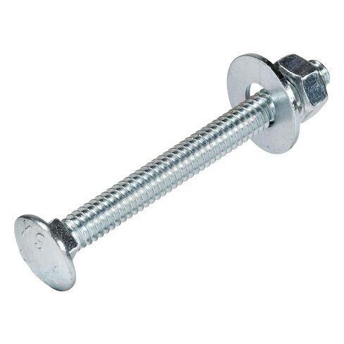 1/4" x 1-1/2" (100 Pack) Zinc Carriage Bolt Kit, Grade 307A by Makers Bolt in Saudi Arabia
