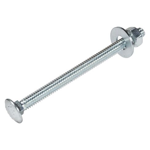 1/4" x 1-1/2" (100 Pack) Zinc Carriage Bolt Kit, Grade 307A by Makers Bolt in Saudi Arabia