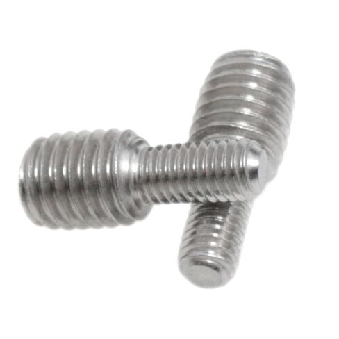 Meuey Lyot 12 قطعة 304 من الفولاذ المقاوم للصدأ M5 إلى M8 تحويل برغي مزدوج الأطراف تحويل مسمار خطوة مسامير تقليل محول مخفض خيط المسمار in Kuwait