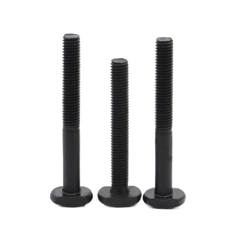 Stainless Steel Hammer Head T-Bolt, T-Slot T-Head Bolts M6-M12 Black Carbon Steel 2 pcs(M12*80mm) in Saudi Arabia