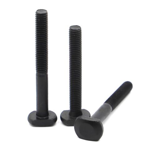 Stainless Steel Hammer Head T-Bolt, T-Slot T-Head Bolts M6-M12 Black Carbon Steel 2 pcs(M12*80mm) in Saudi Arabia