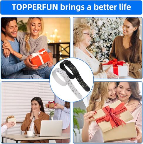 TOPPERFUN 8pcs Wrist Measuring Tool Wrist Sizer Bangle Bracelet Sizer Bracelet Measuring Supply Bracelet Sizing Tool Bangles Inches Sizer Adjustable Bracelet Ring Size Ruler Jewelry Gauge Pu in Kuwait